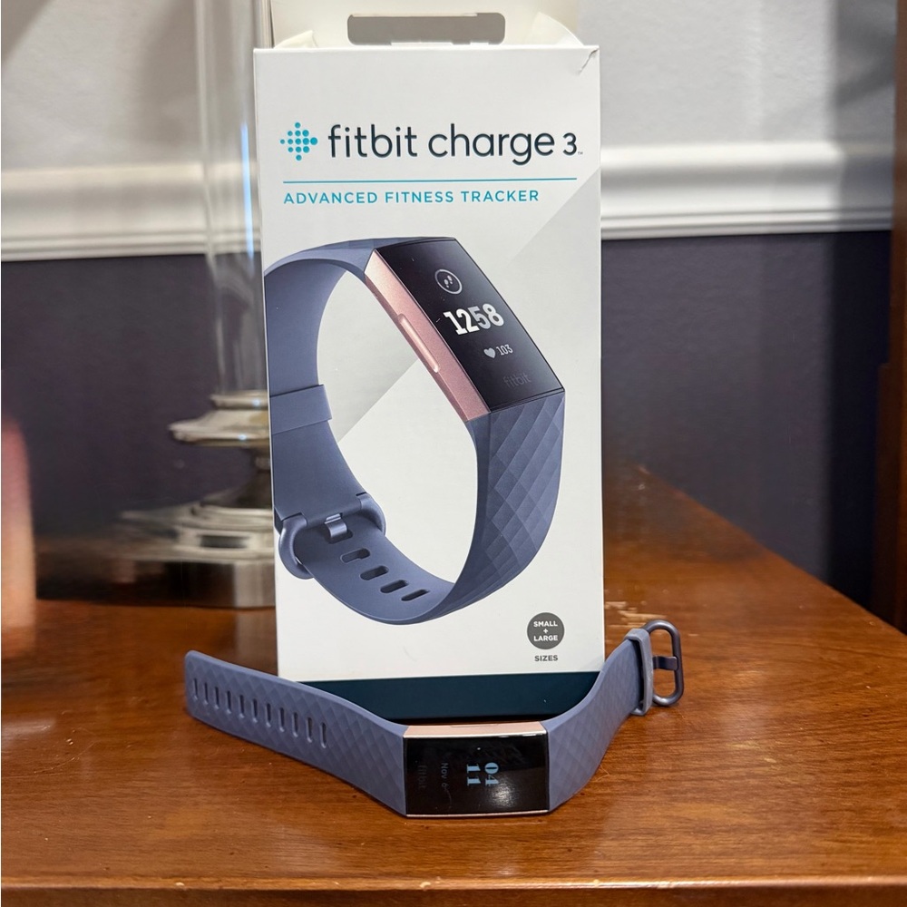 Fitbit Charge 3 Smartwatch - Midnight Blue
